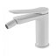 Grifo bidet monomando Dinamarca blanco mate de Imex